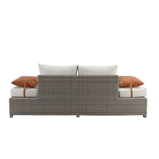 Salena Patio Sofa & Ottoman 541 Furniture Gallery
