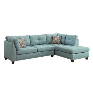 Laurissa Sectional Sofa & Ottoman W/ 2 Pillows 541 Furniture Gallery