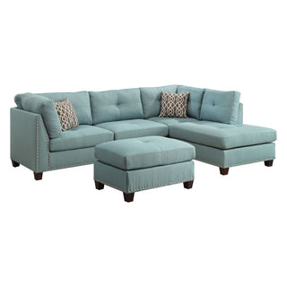 Laurissa Sectional Sofa & Ottoman W/ 2 Pillows 541 Furniture Gallery