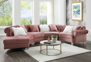 Ninagold Sectional Sofa W/ 7 Pillows
